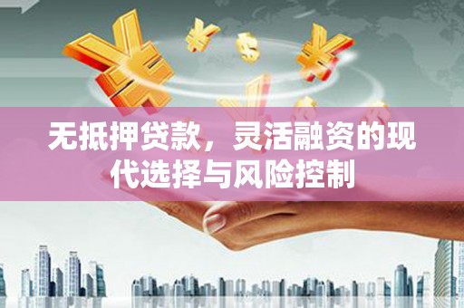 九寨沟无抵押贷款，灵活融资的现代选择与风险控制