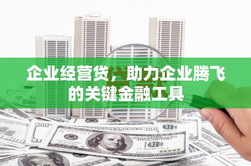 九寨沟企业经营贷，助力企业腾飞的关键金融工具