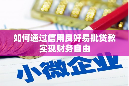 九寨沟如何通过信用良好易批贷款实现财务自由