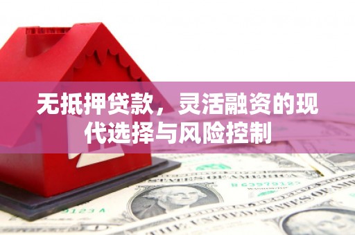 九寨沟无抵押贷款，灵活融资的现代选择与风险控制