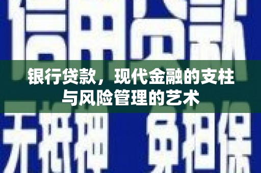 九寨沟银行贷款，现代金融的支柱与风险管理的艺术