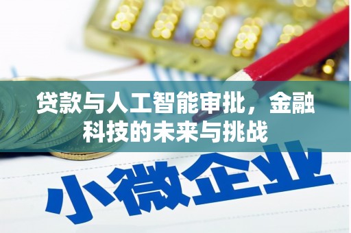 九寨沟贷款与人工智能审批，金融科技的未来与挑战