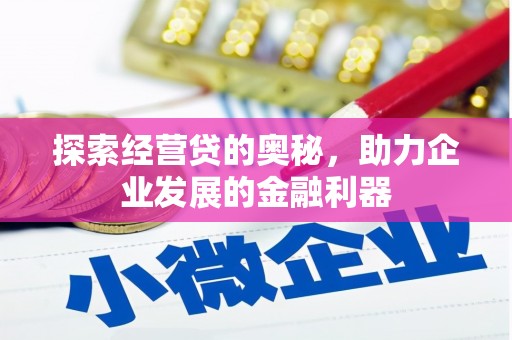 九寨沟探索经营贷的奥秘，助力企业发展的金融利器