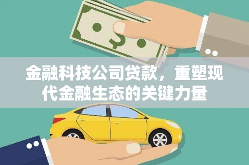 九寨沟金融科技公司贷款，重塑现代金融生态的关键力量