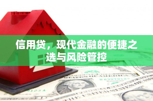 九寨沟信用贷，现代金融的便捷之选与风险管控