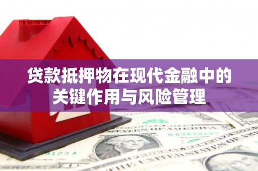 九寨沟贷款抵押物在现代金融中的关键作用与风险管理