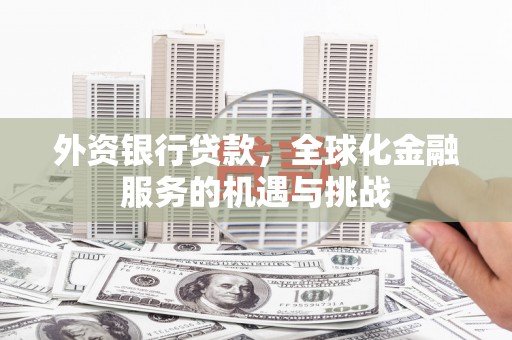 九寨沟外资银行贷款，全球化金融服务的机遇与挑战